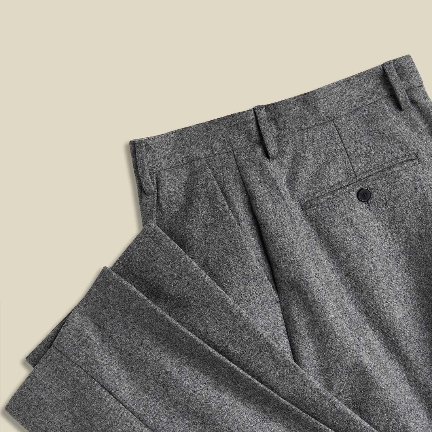Single Pleat Trouser - Grey sold by Stomping Ground product image thumbnail 3