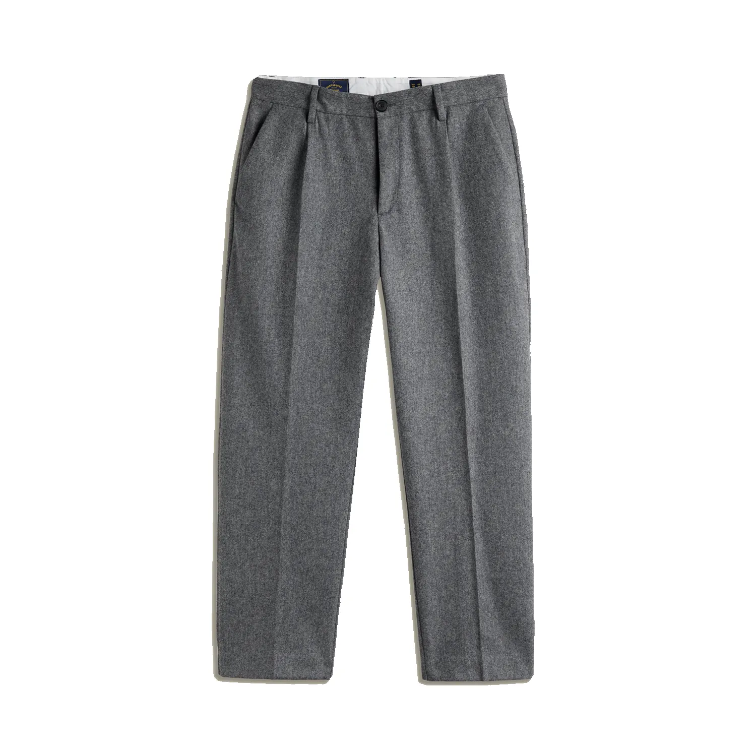Single Pleat Trouser - Grey sold by Stomping Ground