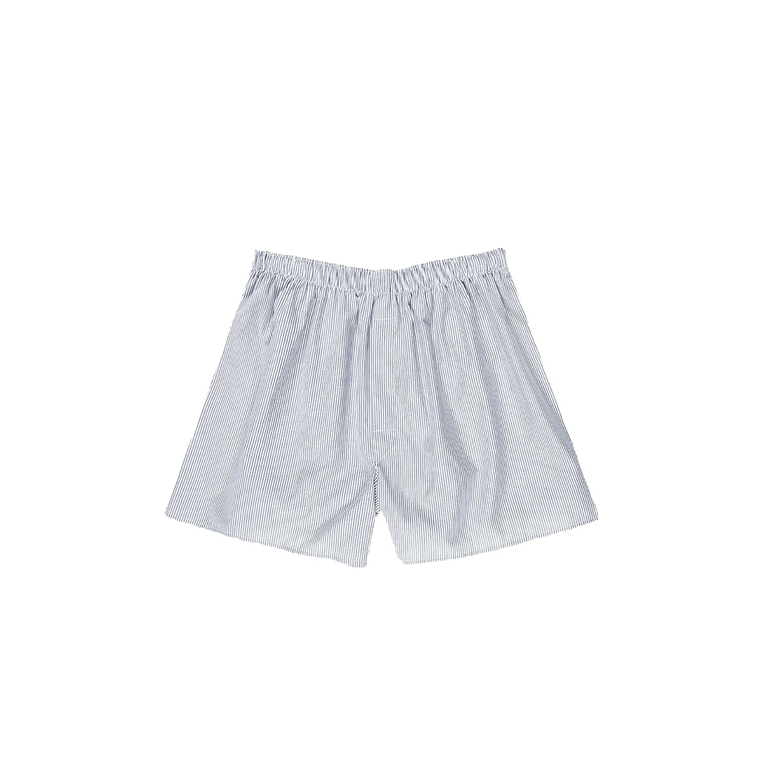 Classic Boxer Short - White/Navy Pinstripe sold by Stomping Ground