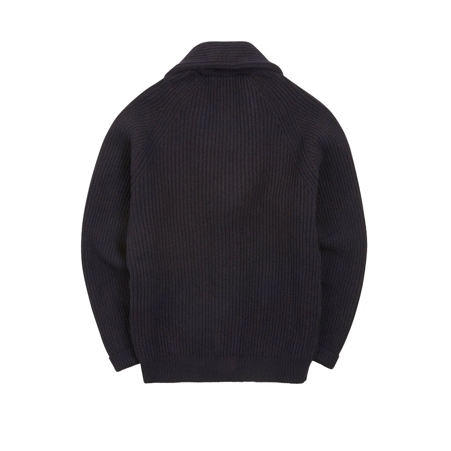 Shawl Collar Rib Cardigan - Navy sold by Stomping Ground product image thumbnail 2