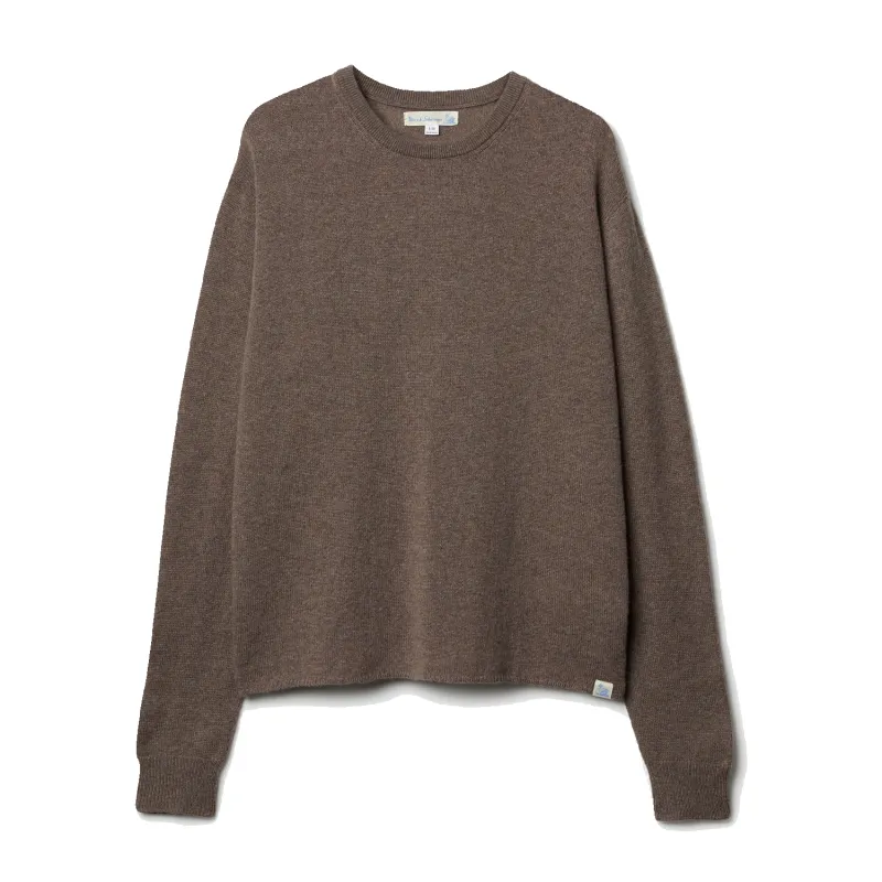 Lightweight Merino Wool-Cashmere-Silk Sweater - Grain sold by Stomping Ground