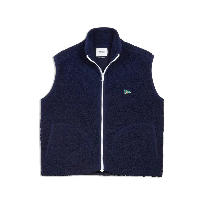 Boucle Wool Fleece Zip Vest sold by Stomping Ground