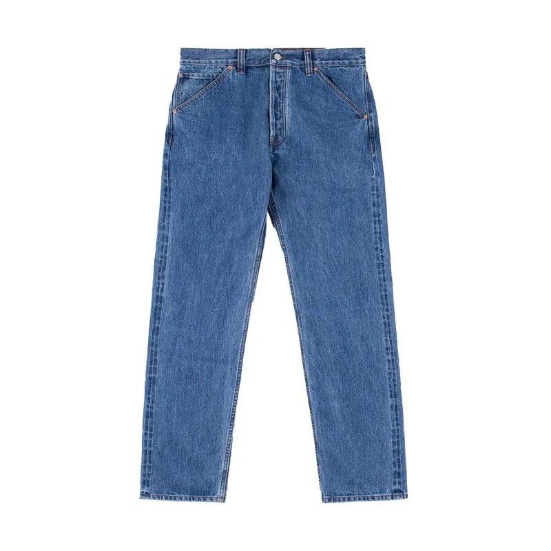Five-Pocket Jeans - Bleach Wash 14.2oz Japanese Selvedge Denim sold by Stomping Ground