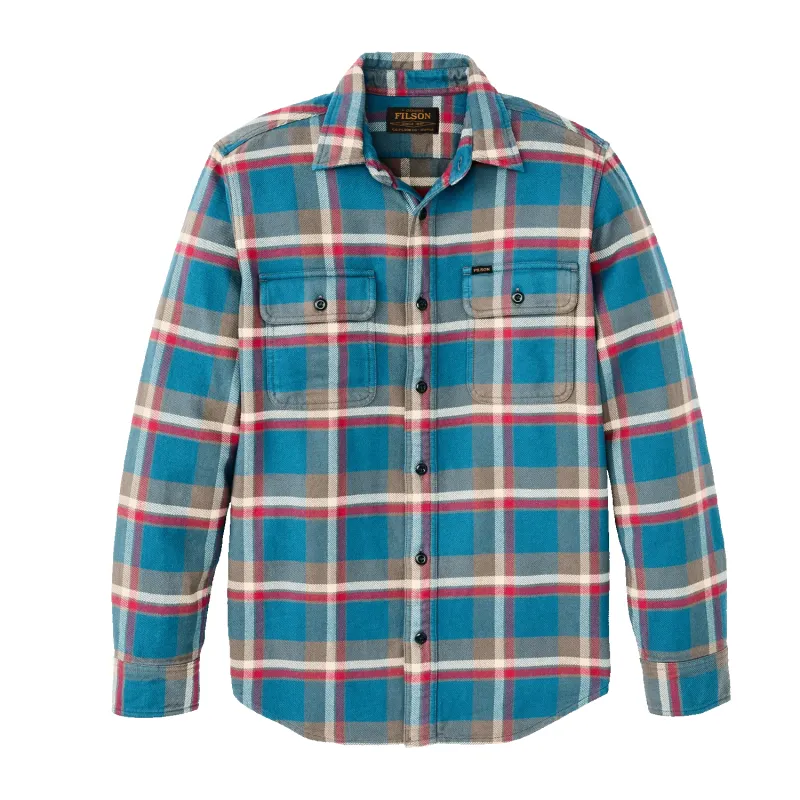 Vintage Flannel Work Shirt - Blue / Grey sold by Stomping Ground