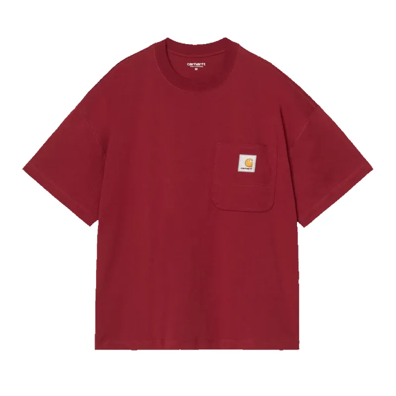 S/S Work Pocket T-Shirt - Scarlet sold by Stomping Ground