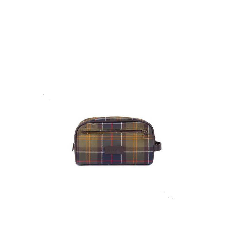 Barbour Tartan Washbag sold by Stomping Ground