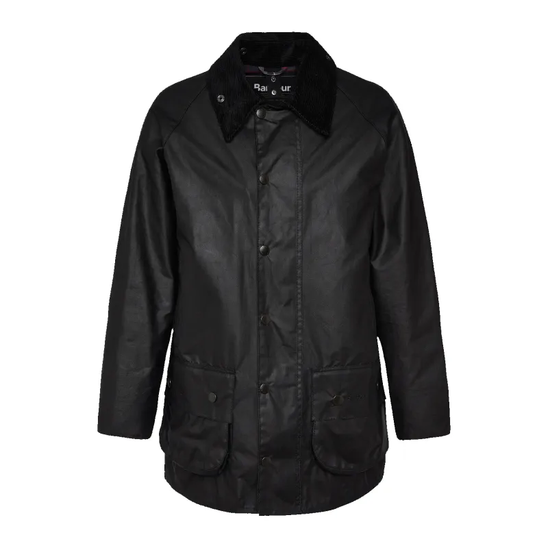 Beaufort Waxed Jacket - Black sold by Stomping Ground