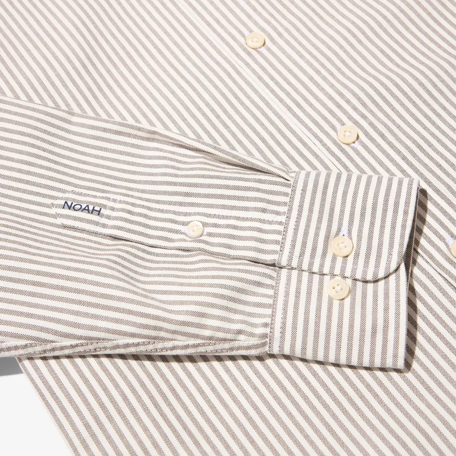 Oxford Shirt - White/Brown sold by Stomping Ground product image thumbnail 2