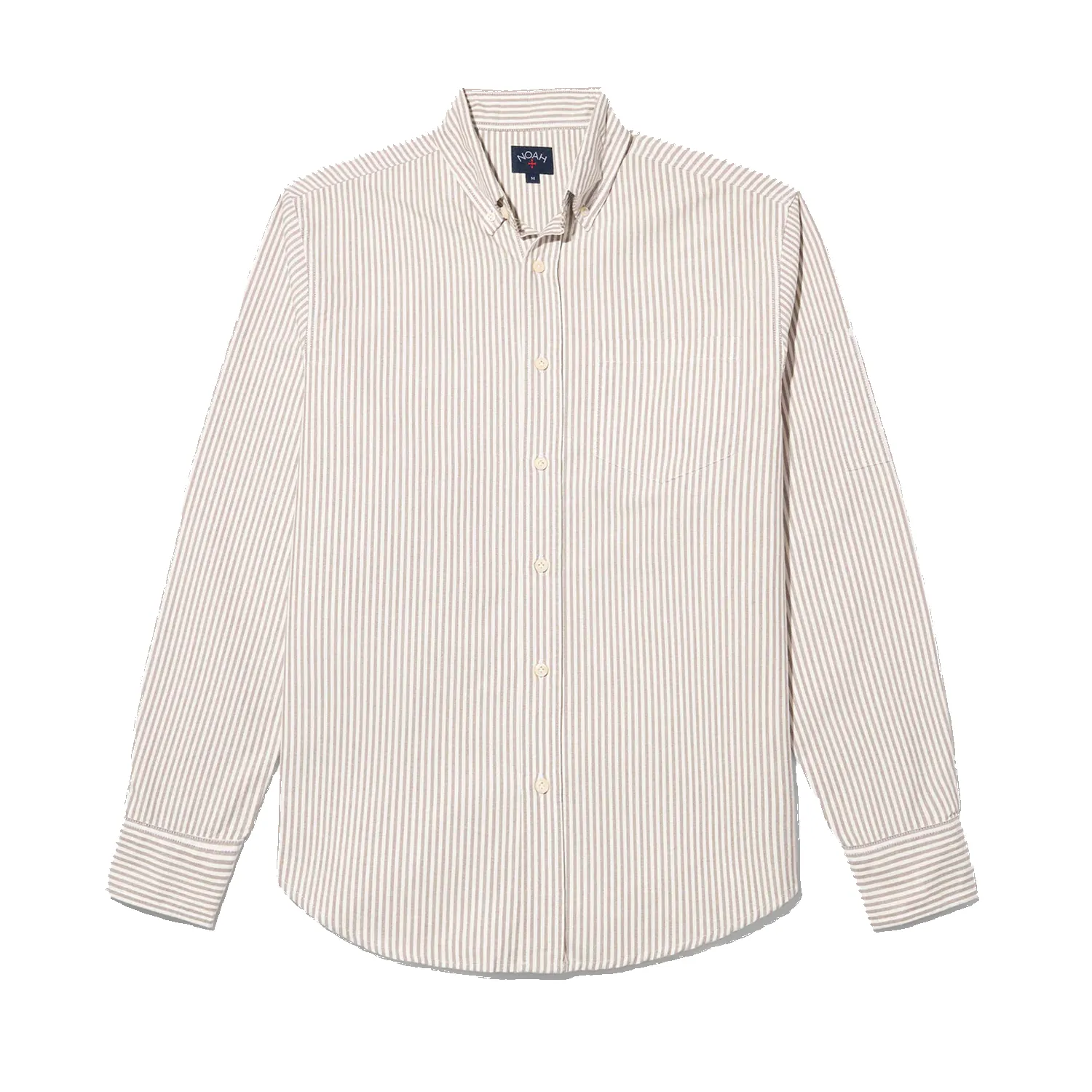 Oxford Shirt - White/Brown sold by Stomping Ground
