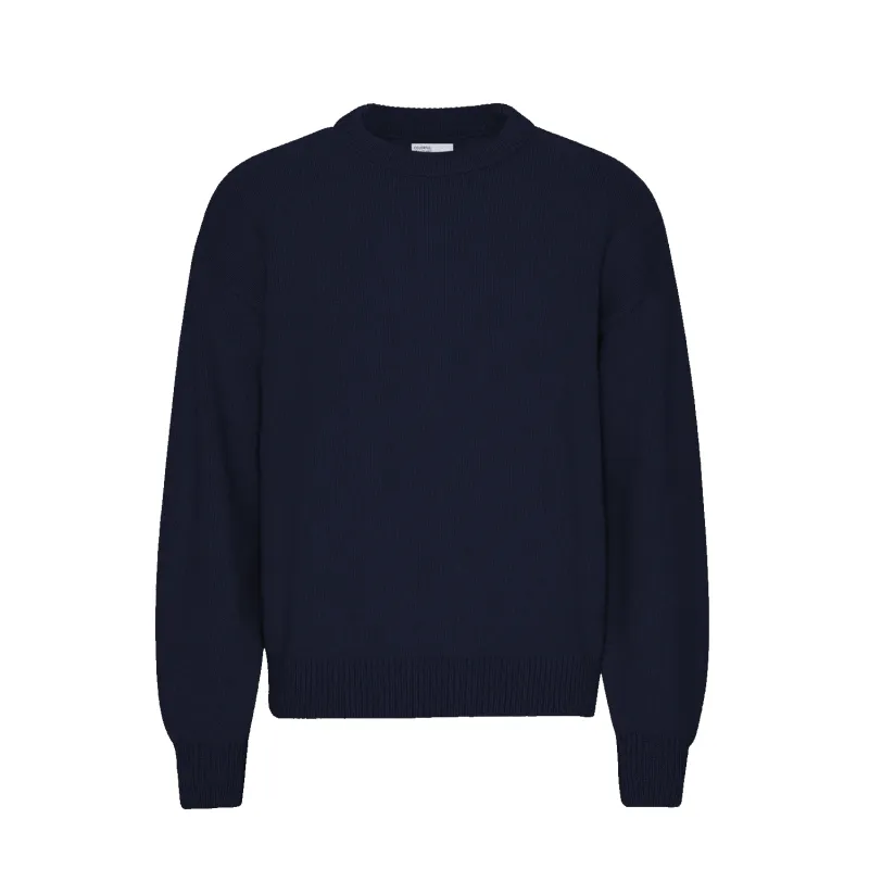 Oversized Merino Crewneck - Navy Blue made by Colorful Standard