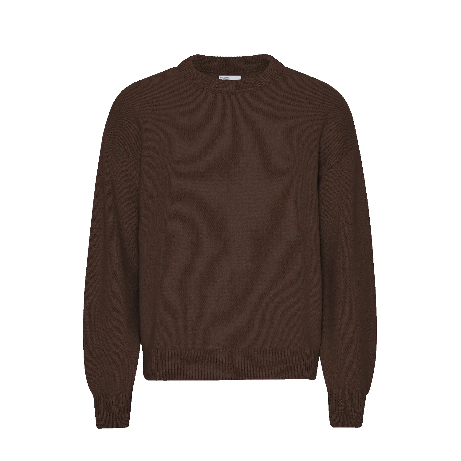 Oversized Merino Crewneck - Coffee Brown sold by Stomping Ground