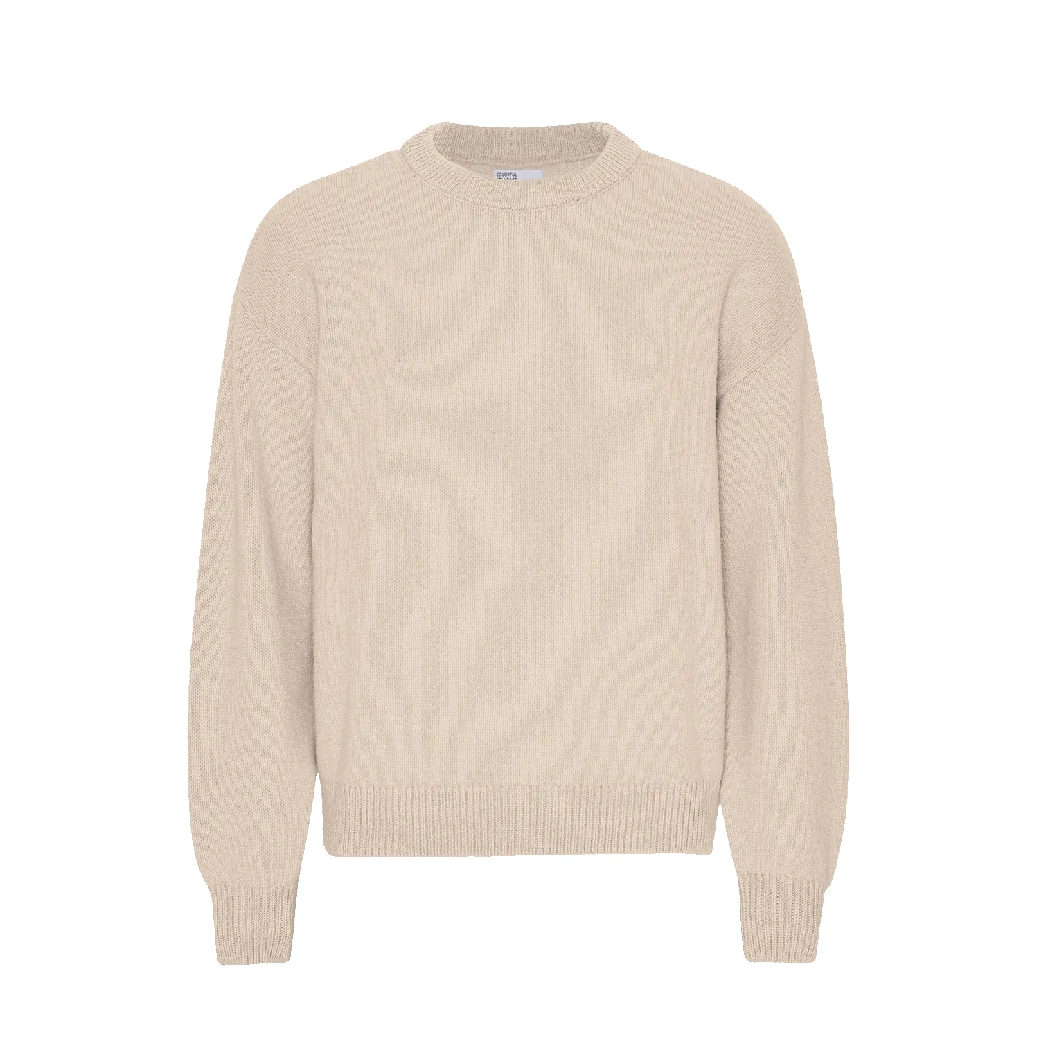 Oversized Merino Crewneck - Ivory White sold by Stomping Ground