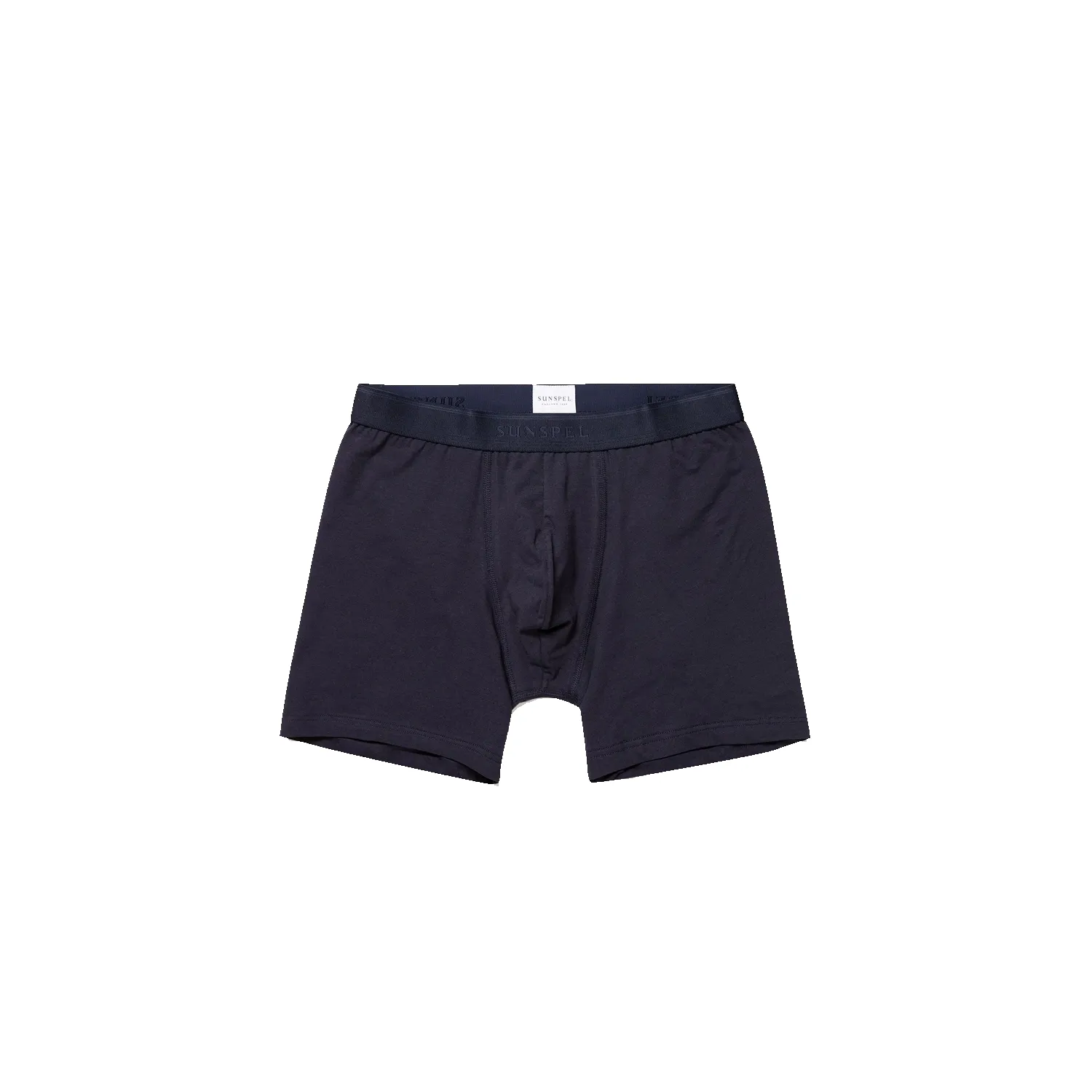 Stretch Cotton Boxer Brief - Navy sold by Stomping Ground