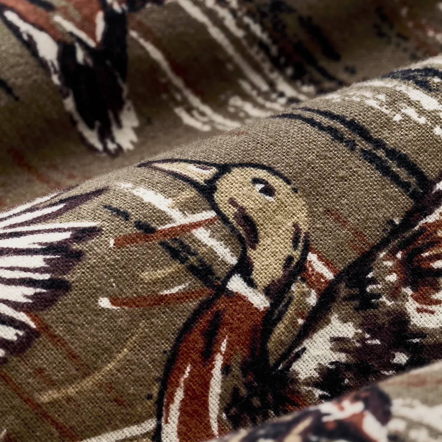 Field Flannel Shirt - Brown / Marsh Print sold by Stomping Ground product image thumbnail 2