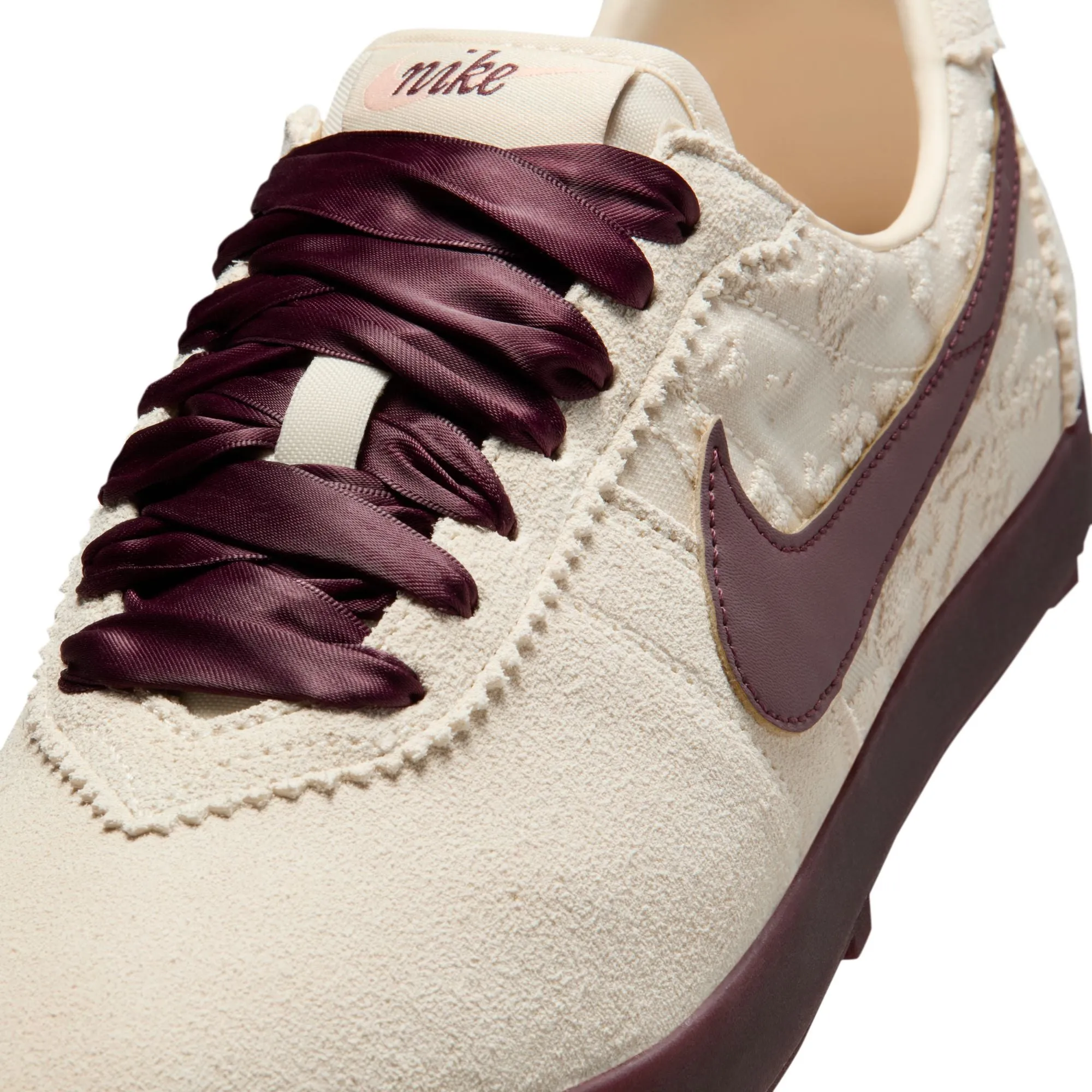 Women's Nike Astrograbber Leather SE - Light Cream / Burgundy Crush sold by Stomping Ground product image thumbnail 2