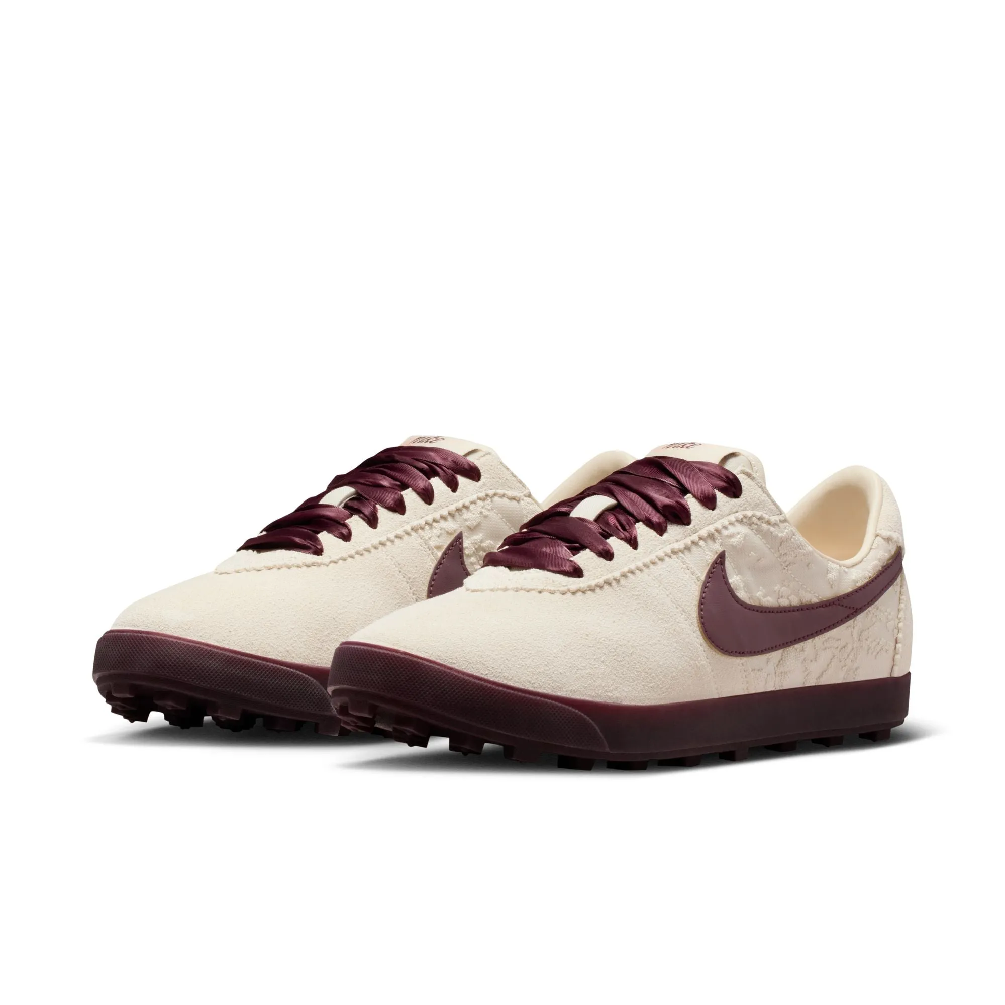 Women's Nike Astrograbber Leather SE - Light Cream / Burgundy Crush sold by Stomping Ground product image thumbnail 4