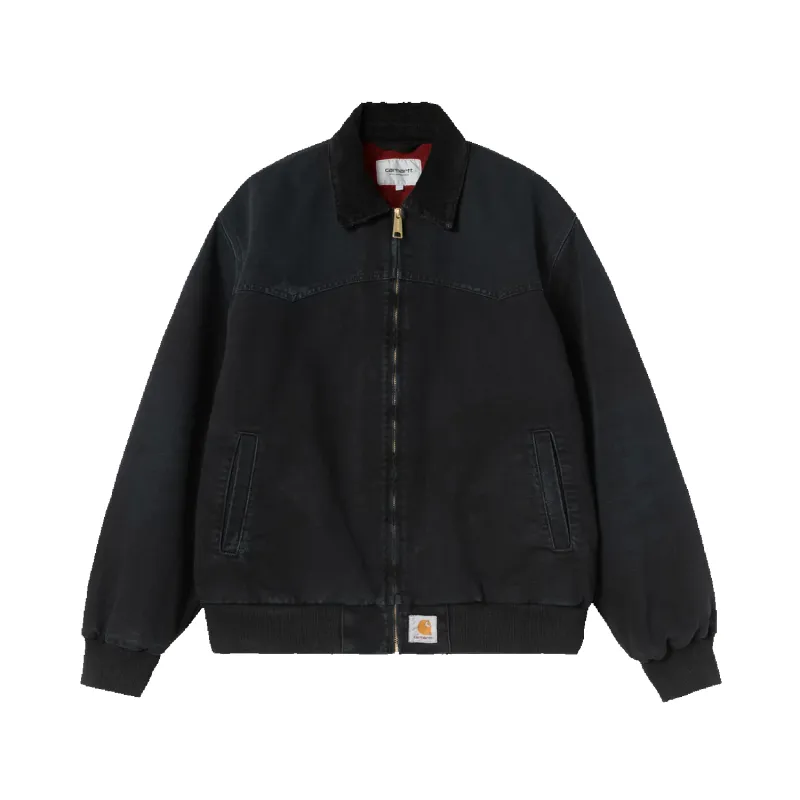 Og Santa Fe Jacket - Black / Black Grind Wash sold by Stomping Ground