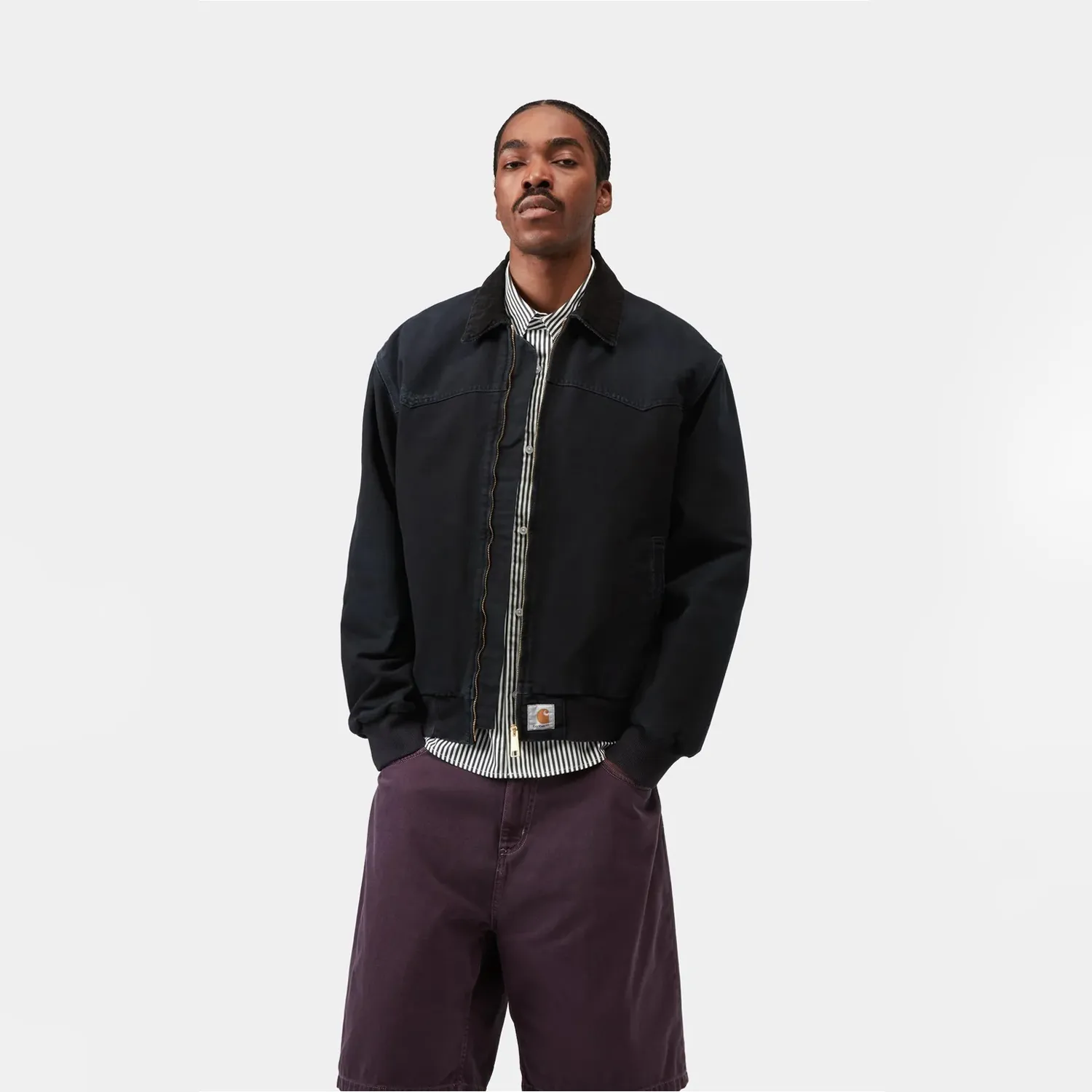 Og Santa Fe Jacket - Black / Black Grind Wash sold by Stomping Ground product image thumbnail 3