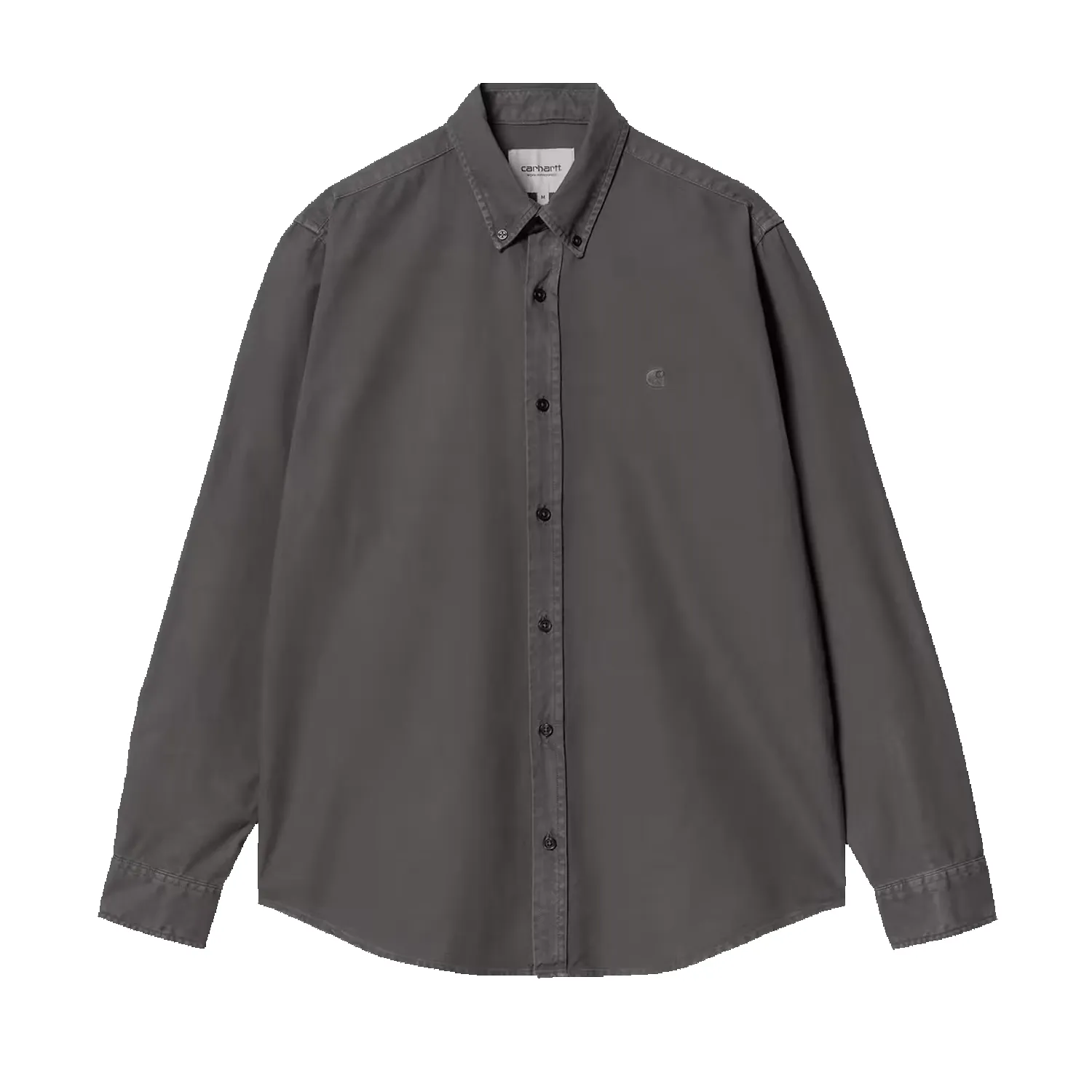 L/S Bolton Shirt - Graphite sold by Stomping Ground