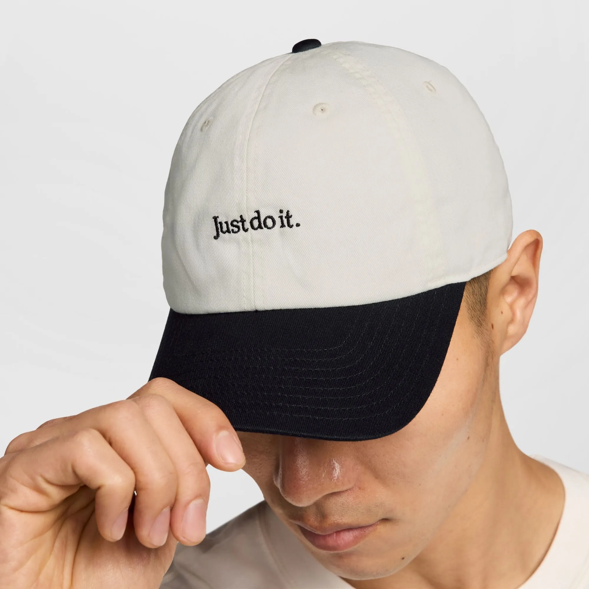 Nike Club Unstructured JDI Cap - Sail / Black / Black sold by Stomping Ground product image thumbnail 2