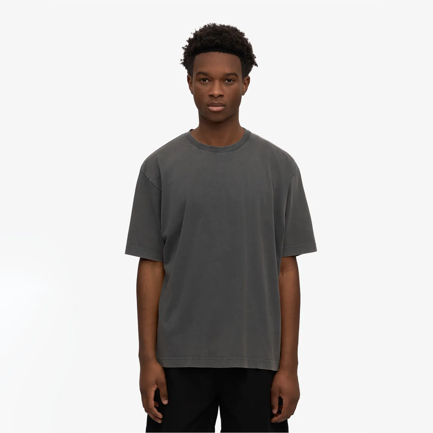 Oversized Organic T-Shirt - Faded Black sold by Stomping Ground product image thumbnail 2