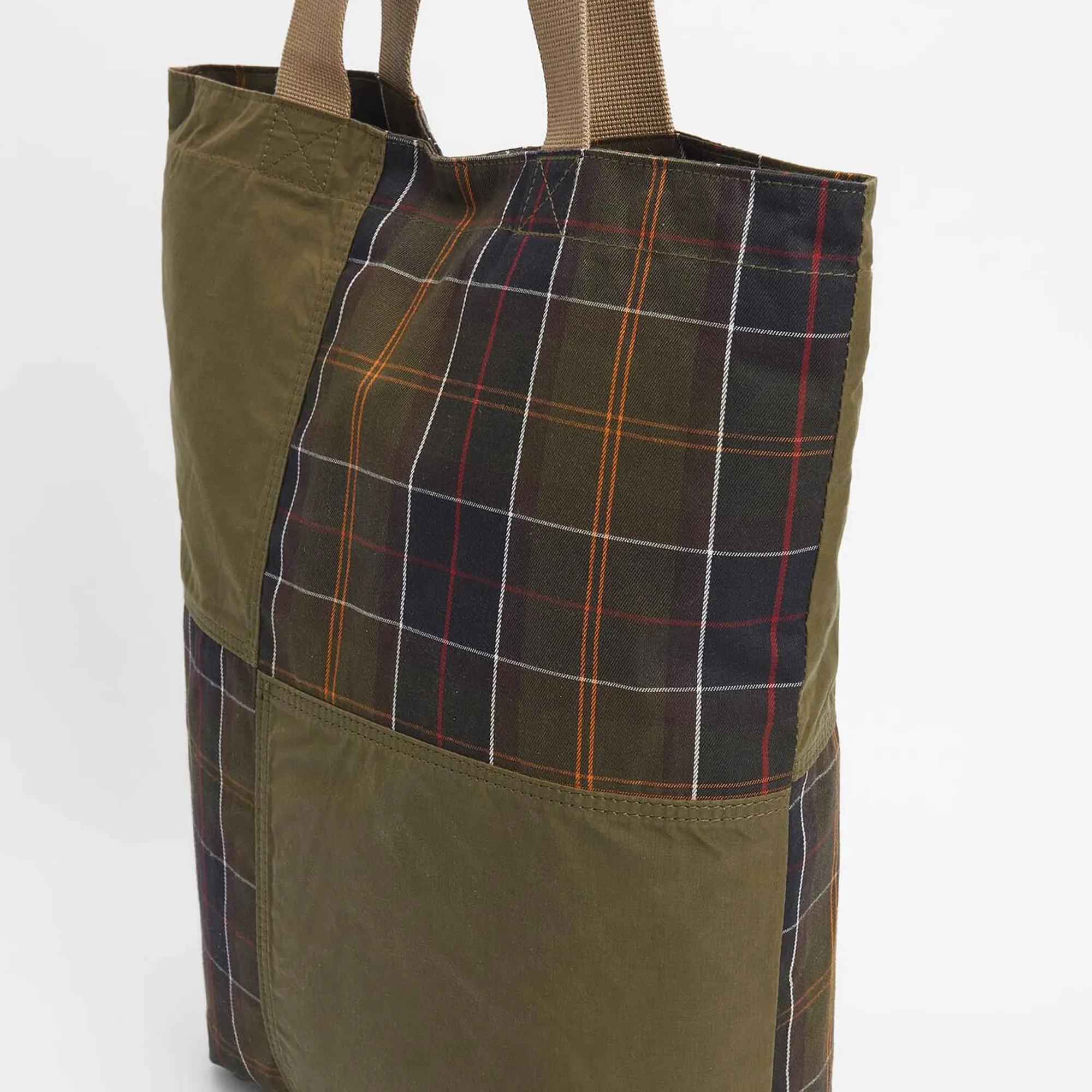 Barbour Transport Patchwork Tote Bag - Dusky Green sold by Stomping Ground product image thumbnail 2