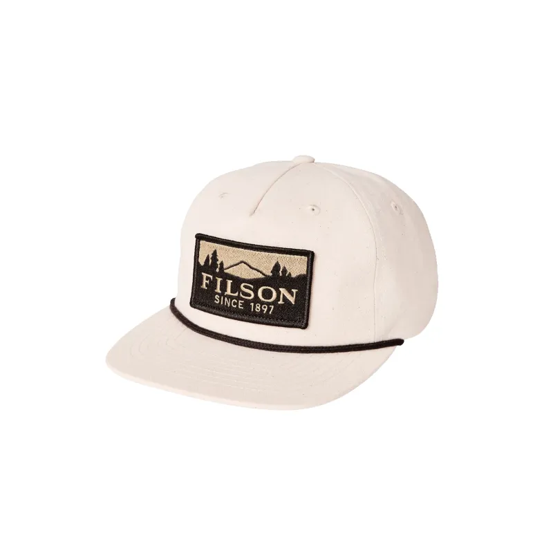 Scenic Graphic Trucker Cap - Natural Brown made by Filson