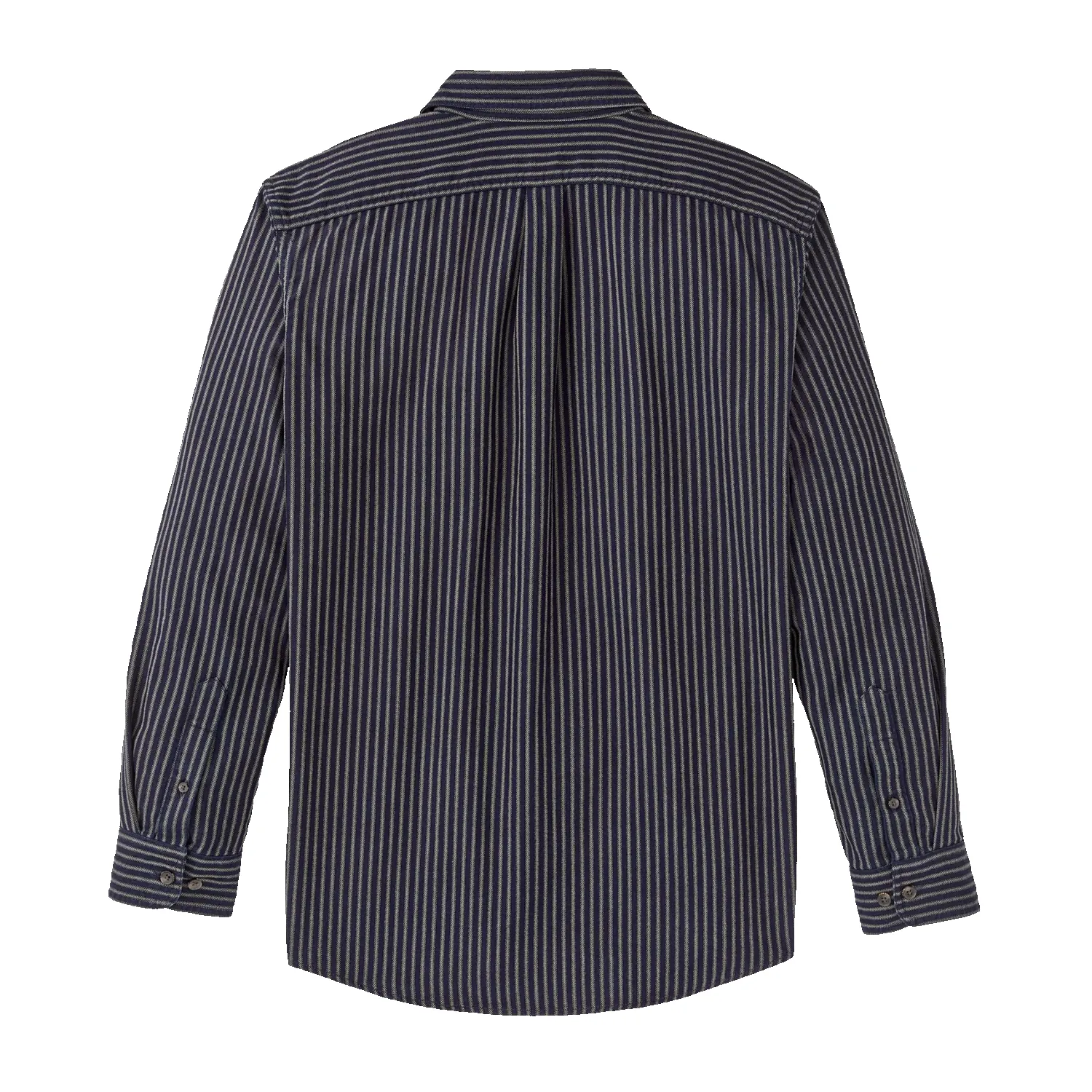 Light Weight Alaskan Guide Shirt - Indigo Tickling Stripe sold by Stomping Ground product image thumbnail 3