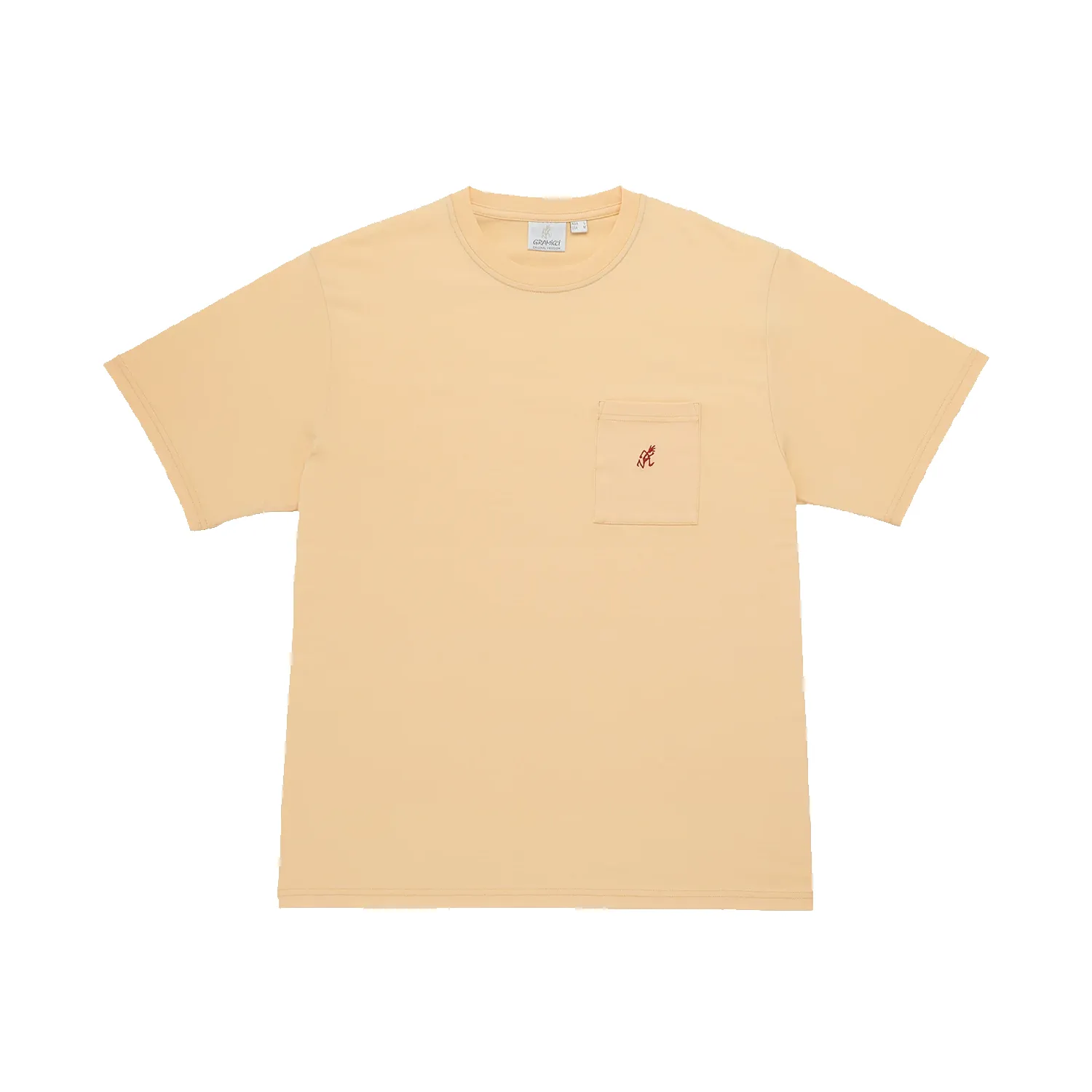 One Point Pocket Tee - Mango sold by Stomping Ground