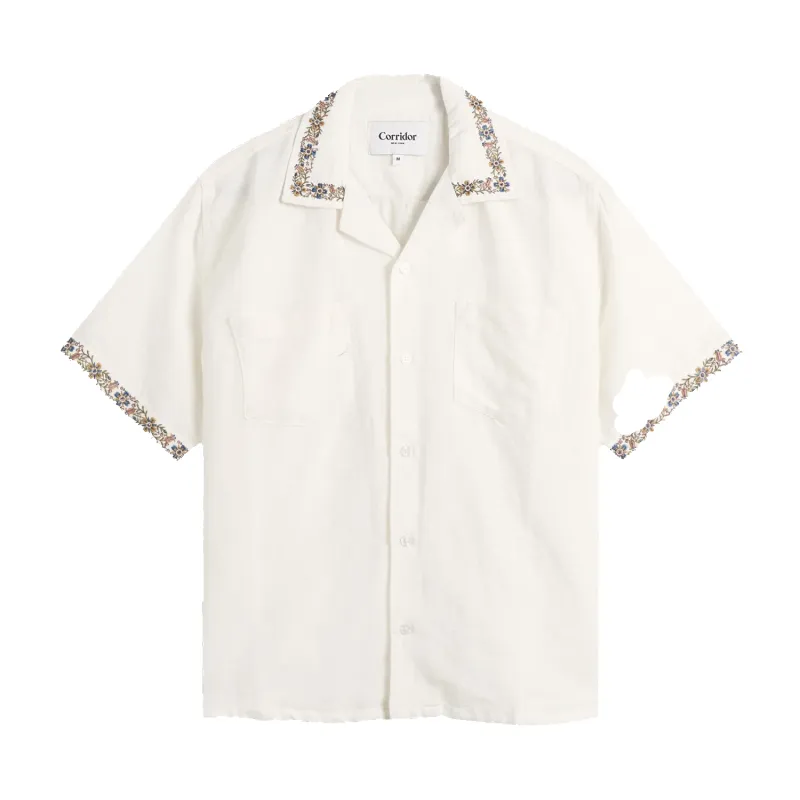 Harmony Embroidered SS - White sold by Stomping Ground