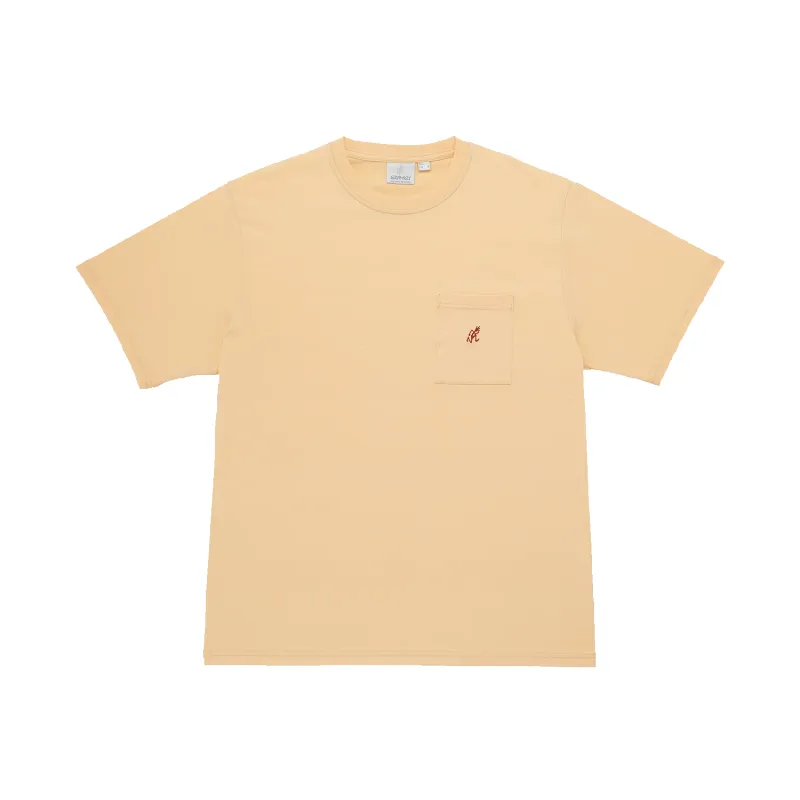One Point Pocket Tee - Mango sold by Stomping Ground