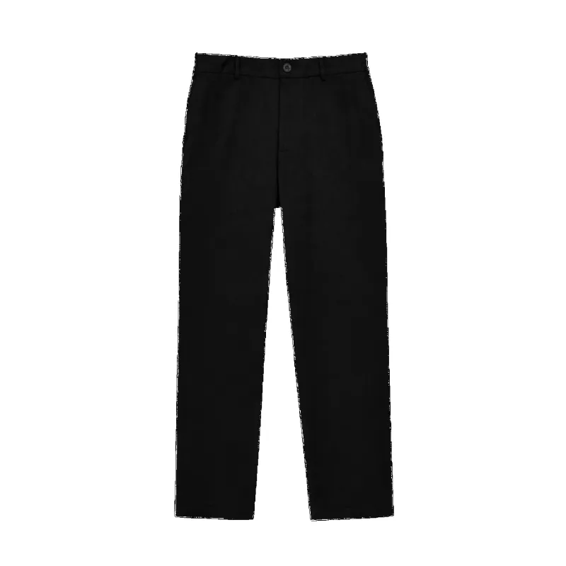 Bayham Trouser  Cotton Linen - Black sold by Stomping Ground