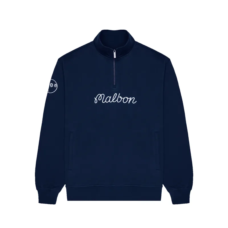 Collegiate Sweatshirt - Navy made by Malbon