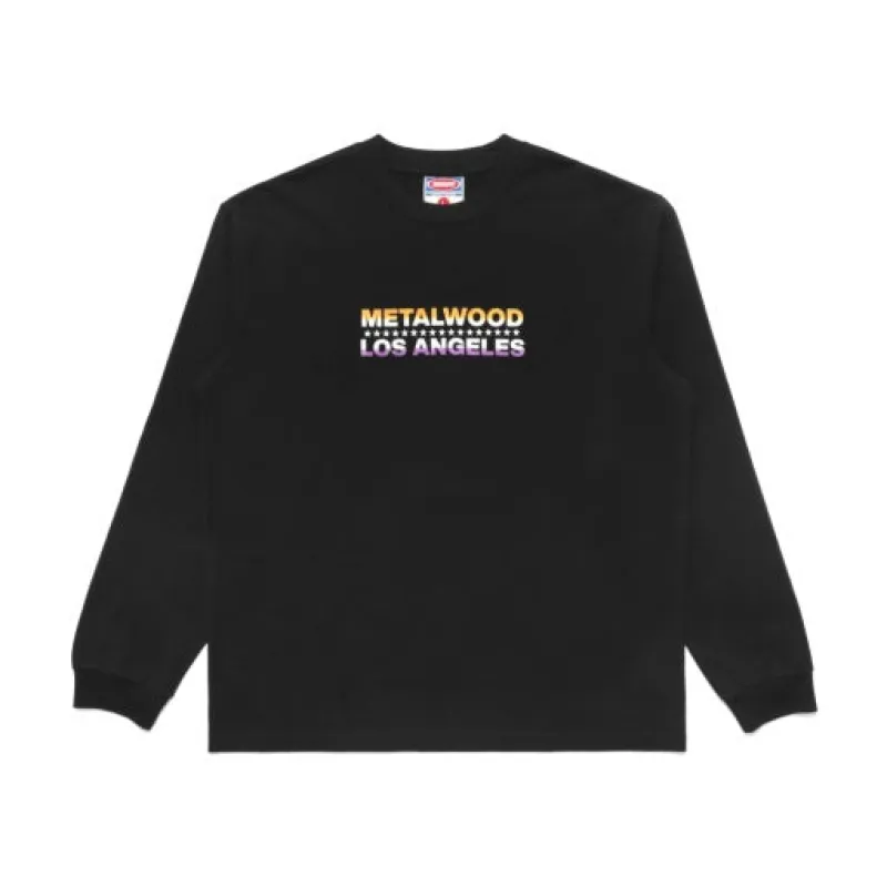 Flyer Longsleeve T-Shirt - Black made by Stomping Ground