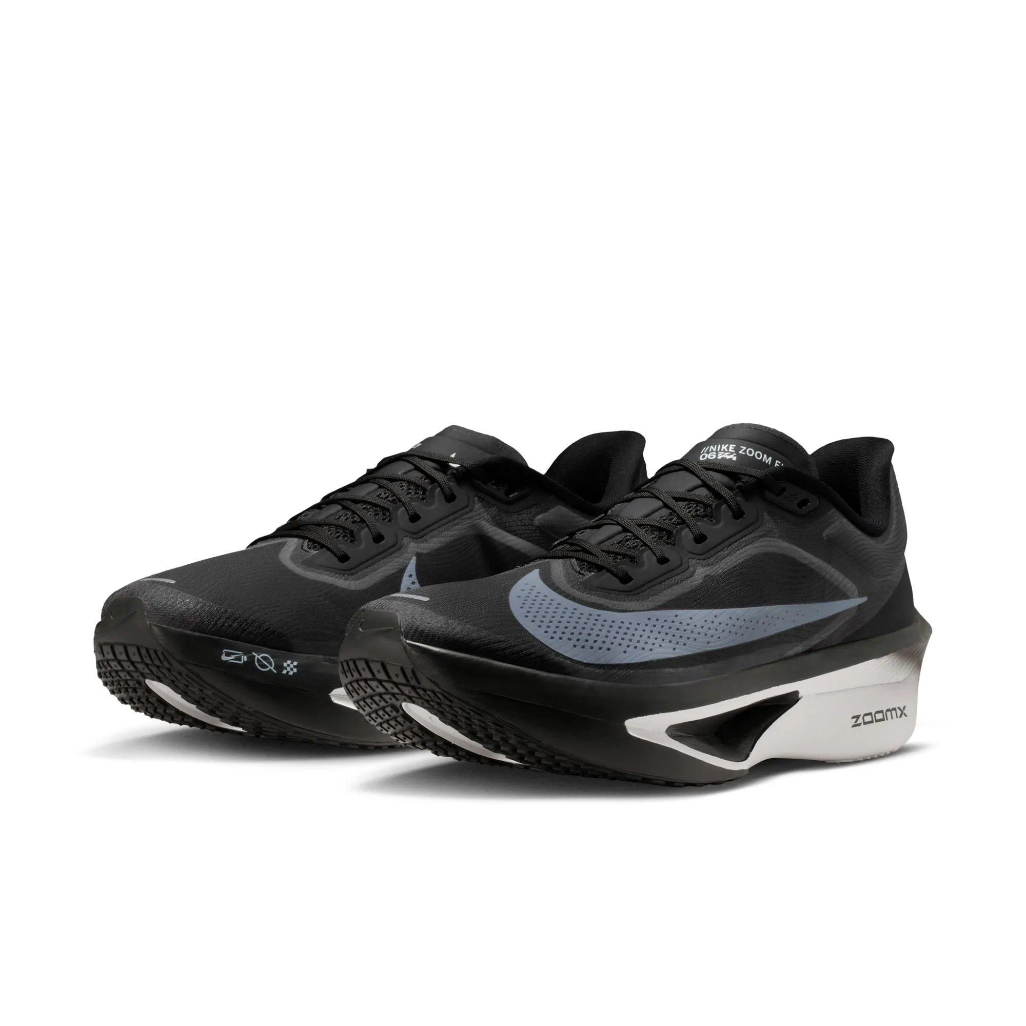 Zoom Fly 6 - Black / White-LT Smoke Grey sold by Stomping Ground product image thumbnail 4
