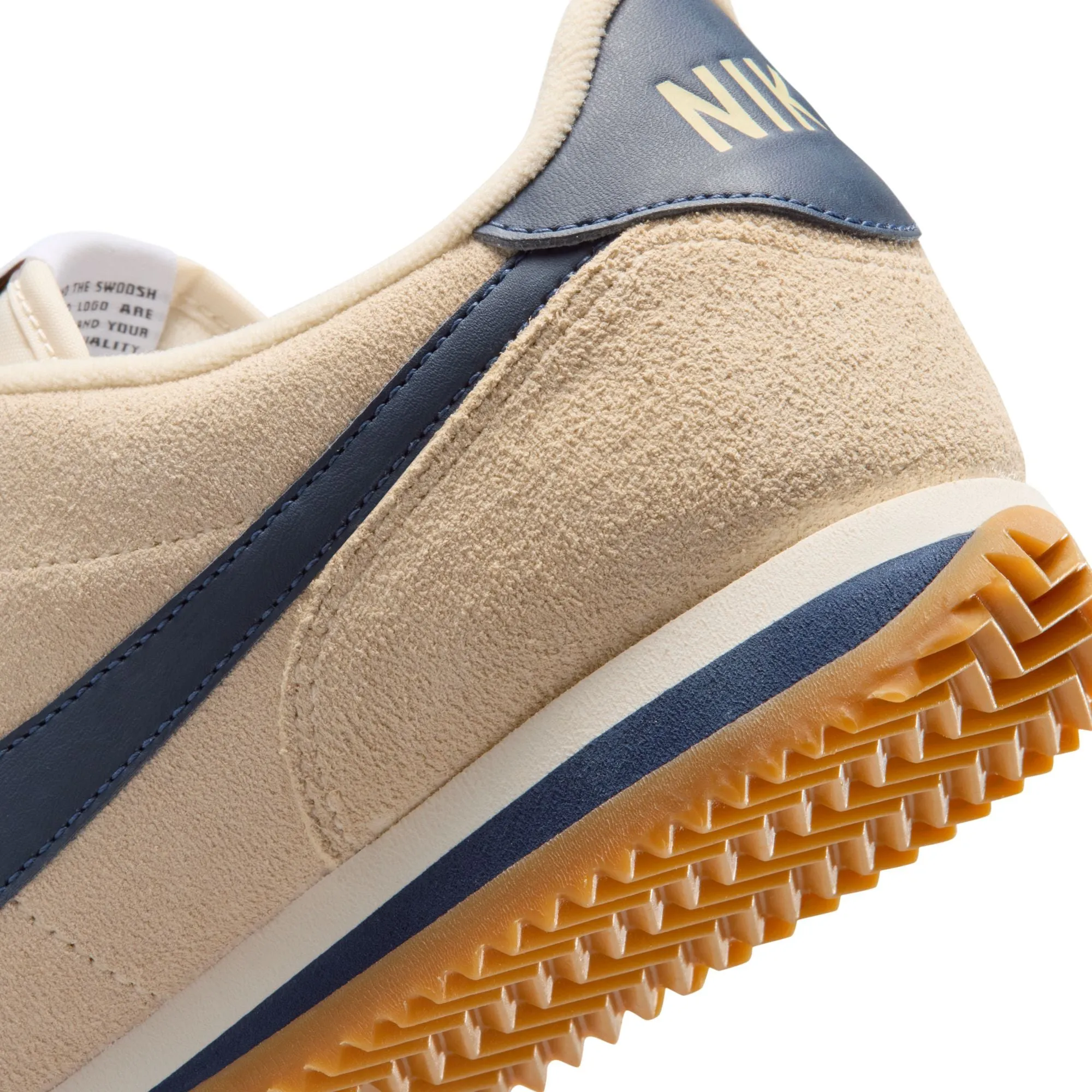 Women's Nike Cortez - Beach / Midnight Navy-Sail sold by Stomping Ground product image thumbnail 3