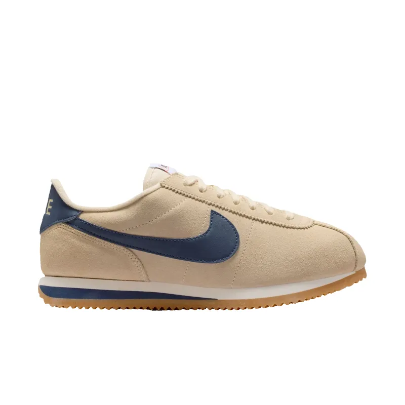 Women's Nike Cortez - Beach / Midnight Navy-Sail made by Stomping Ground