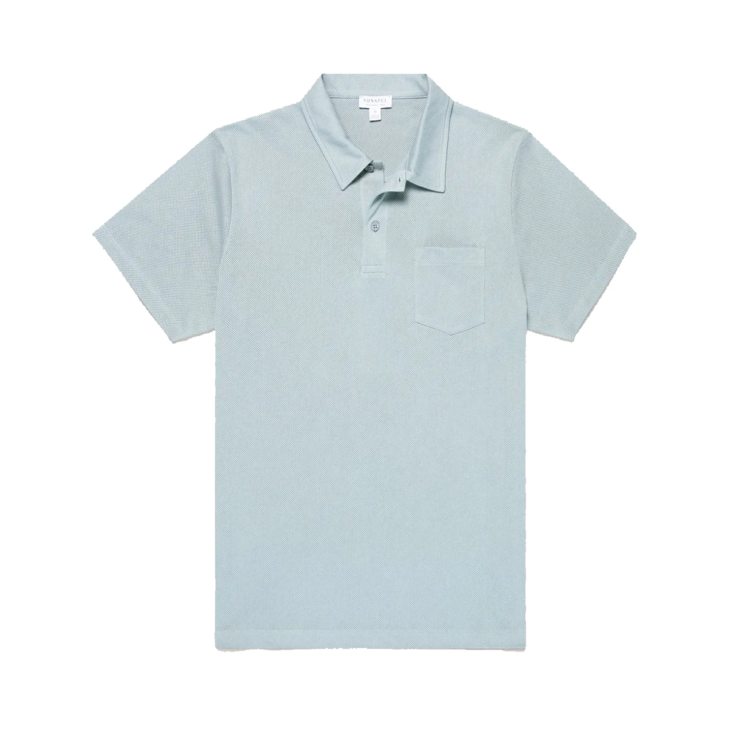 S/S Riviera Polo Shirt - Stone Blue sold by Stomping Ground