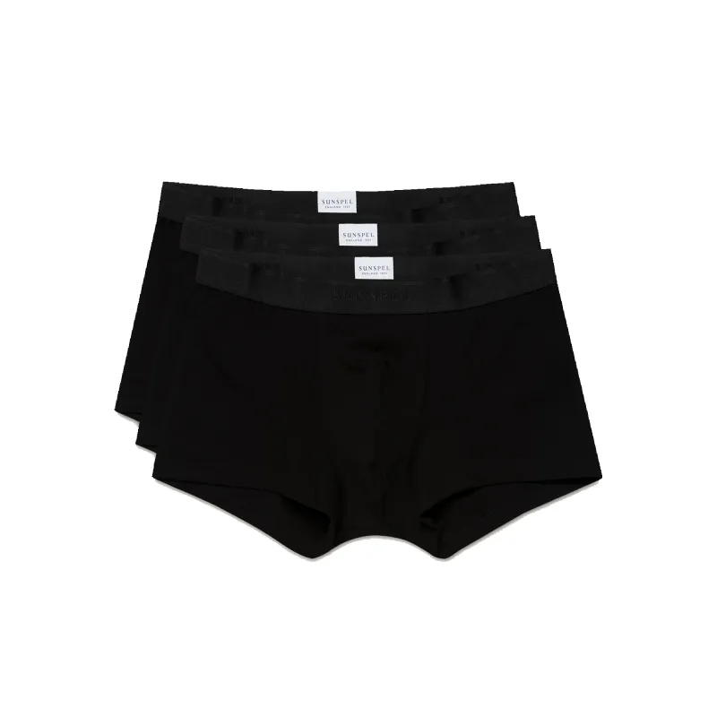 Soft Stretch Cotton Three Pack - Black made by Stomping Ground