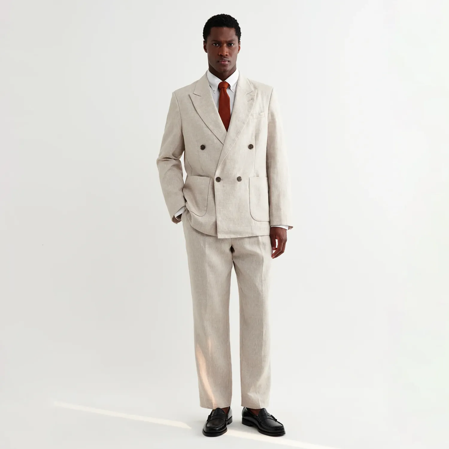 Vigo Linen Blazer - Natural Linen sold by Stomping Ground product image thumbnail 2