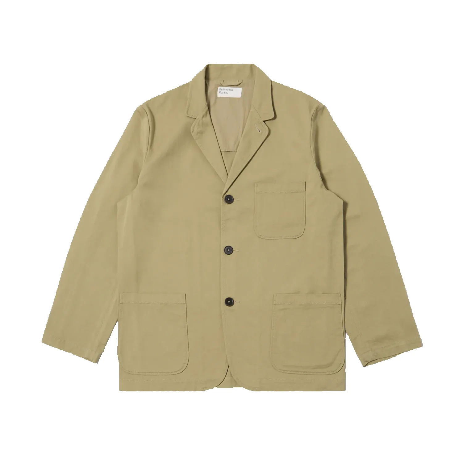 Twill Three Button Jacket - Sand sold by Stomping Ground