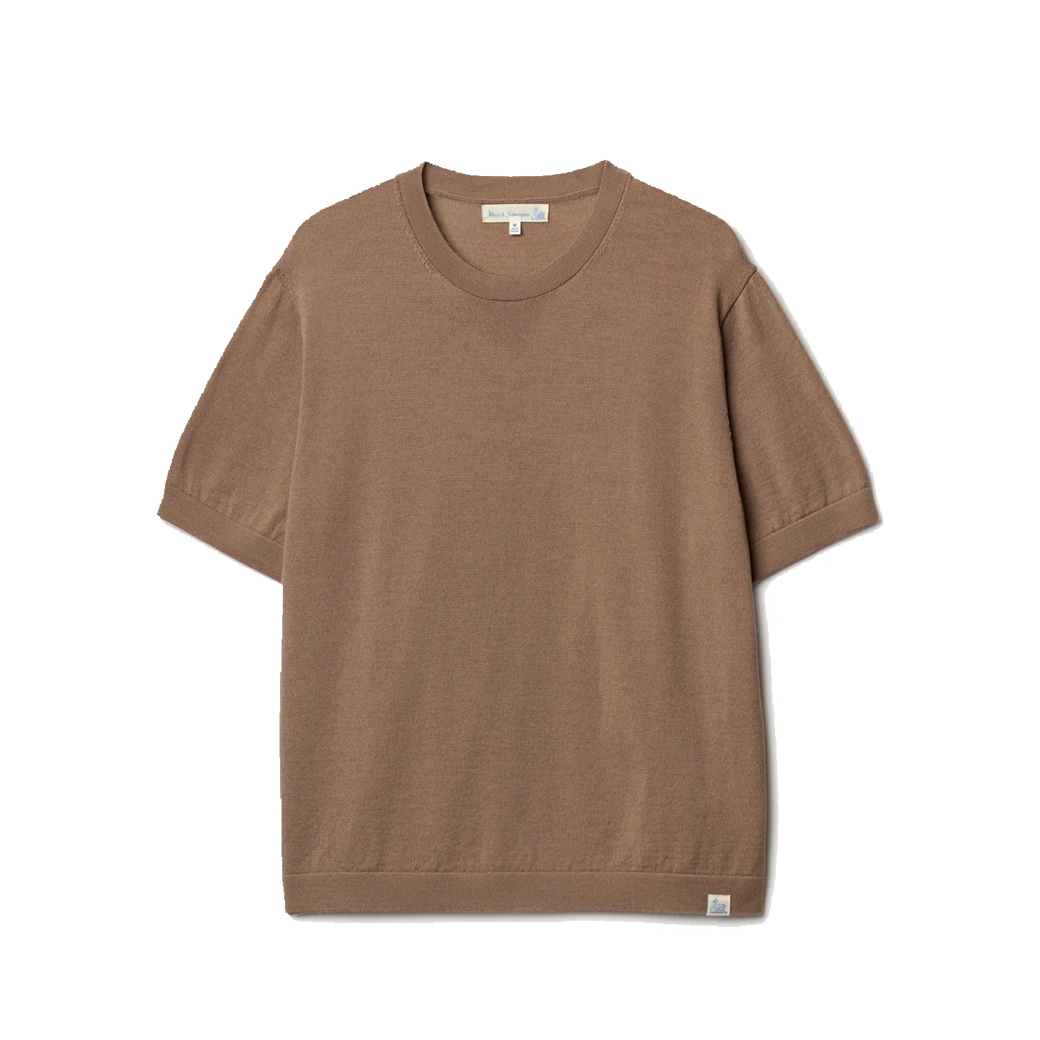 Refined Knitted Merino Wool T-Shirt -Shore Sand sold by Stomping Ground
