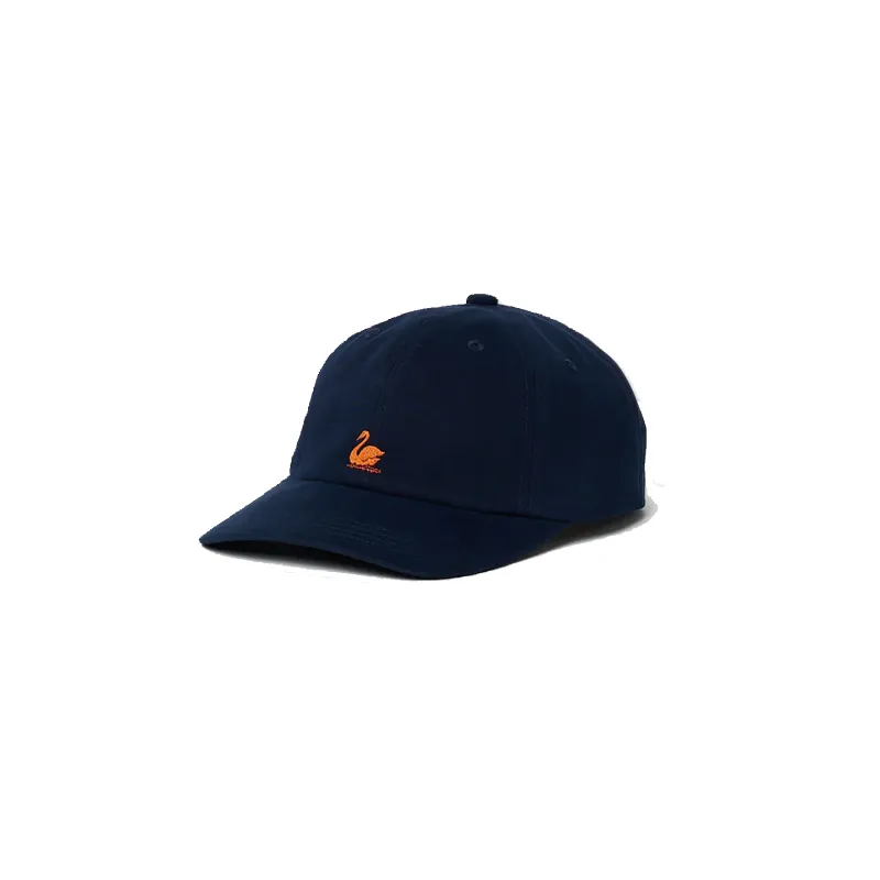 Swan Logo Cap Organic Gabardine - Night Blue made by Merz B. Schwanen