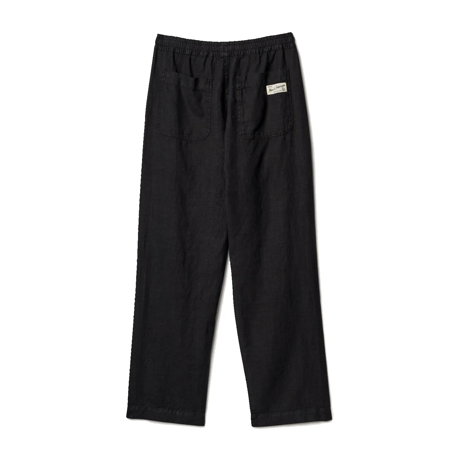 Worker's Linen Drawstring Pants - Deep Black sold by Stomping Ground product image thumbnail 2