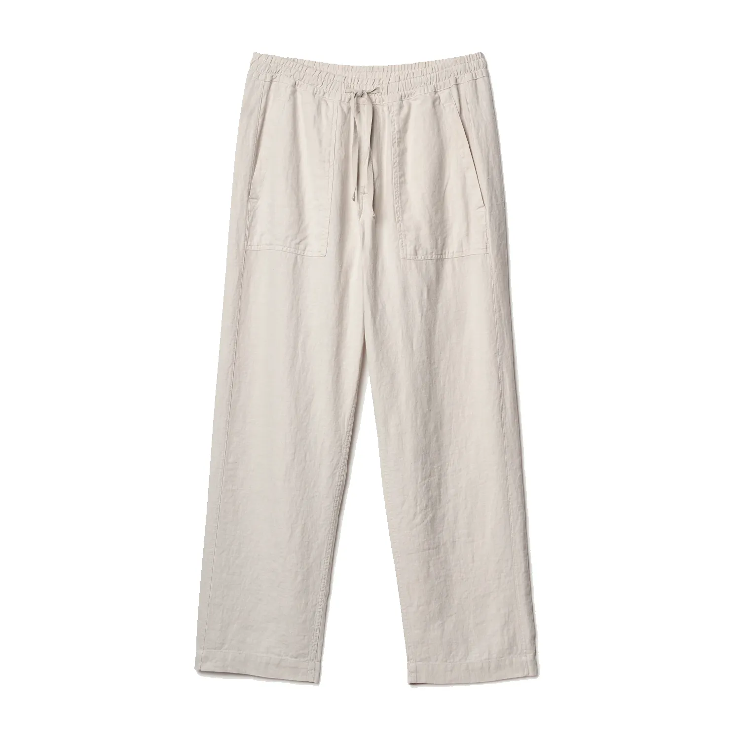 Worker's Linen Drawstring Pants - Light Stone sold by Stomping Ground