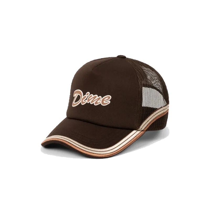 Race Trucker Hat - Brown made by Dime