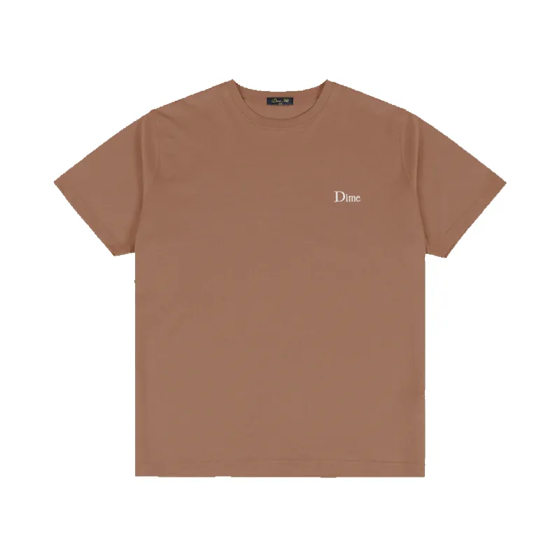 Classic Small Logo SS T-Shirt - Canyon Brown made by Dime