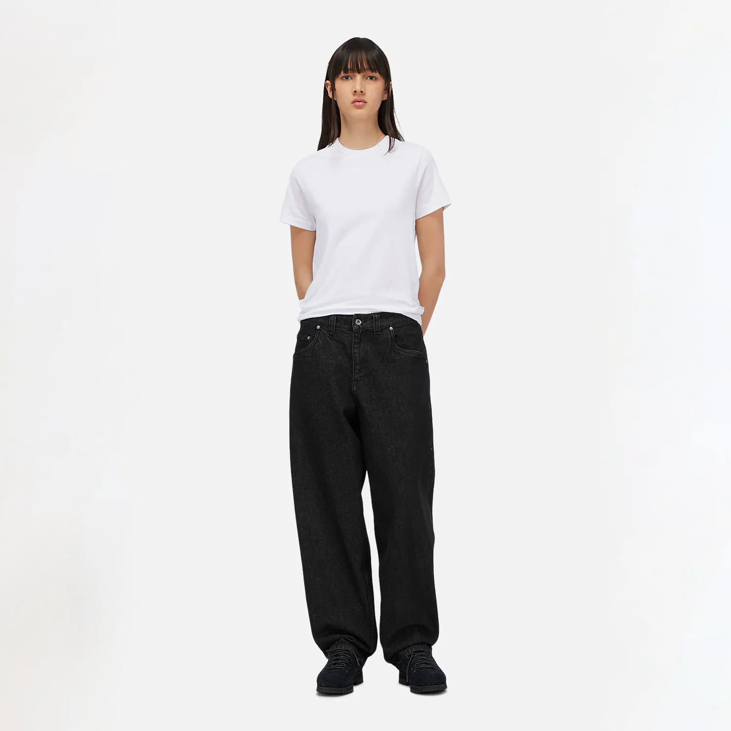 Baggy Denim Pants - Black Washed sold by Stomping Ground product image thumbnail 3