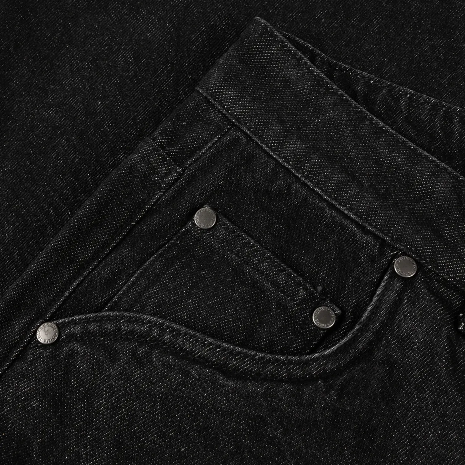 Baggy Denim Pants - Black Washed sold by Stomping Ground product image thumbnail 2