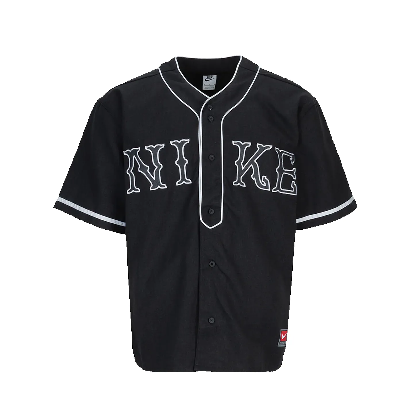 Nike Short-Sleeve Vintage Sport Top - Black / Black / White sold by Stomping Ground